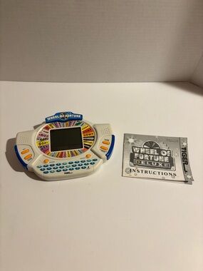 Wheel of Fortune Deluxe Handheld Game - White